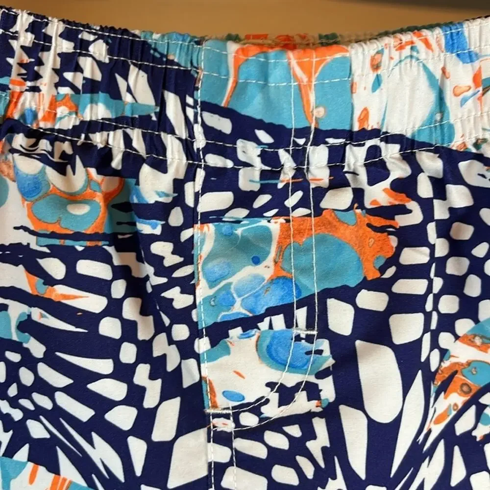 Under Armour Checker Mash Printed Shorts Coastal Swimwear Boys Size 6